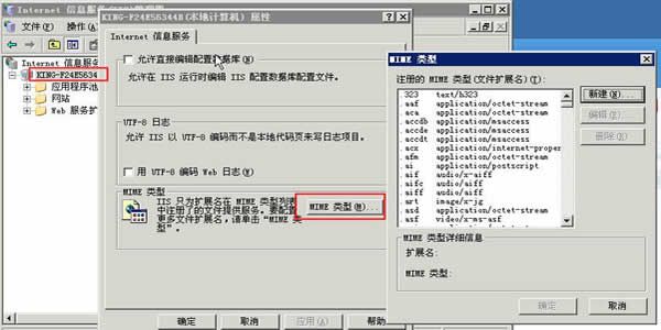 视频播放IIS支持mp4、flv等mime类型的设置
